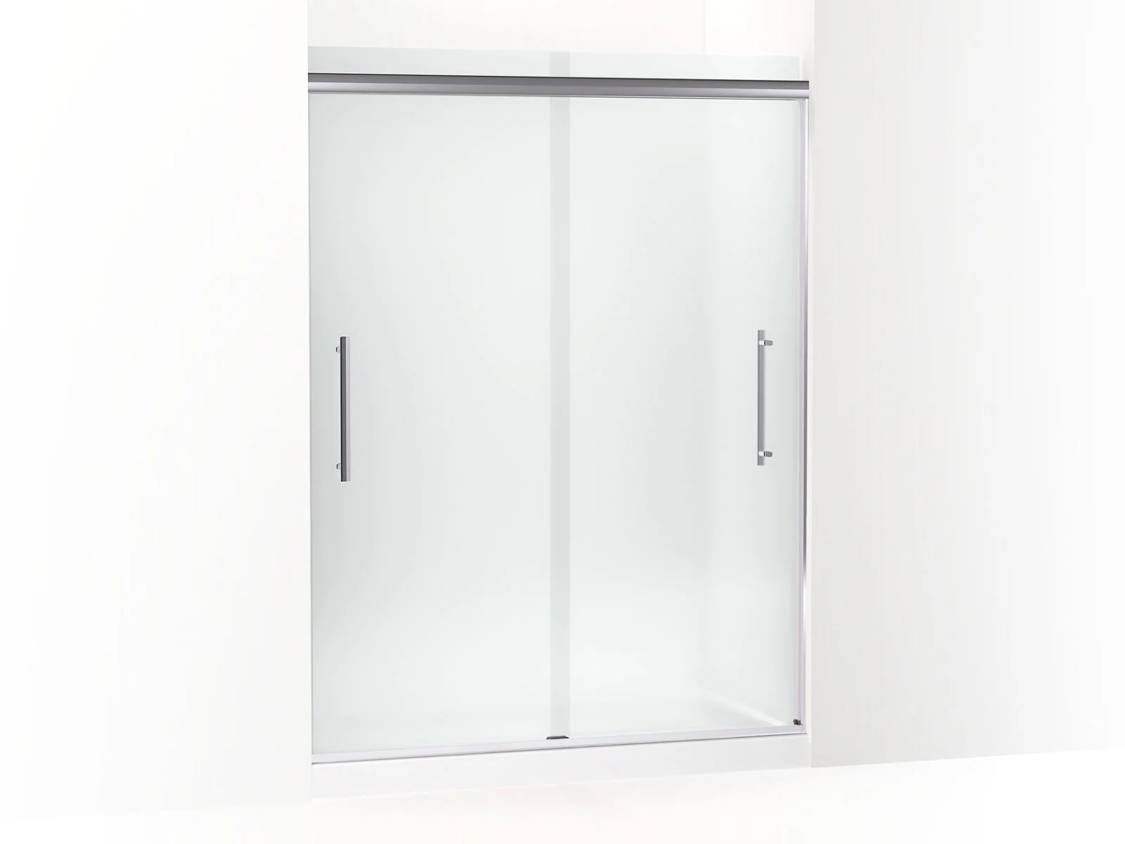 KOHLER K-707600-8D3 Pleat Frameless sliding shower door, 79-1/16" H x 54-5/8 - 59-5/8" W, with 5/16" thick Frosted glass - Image 3