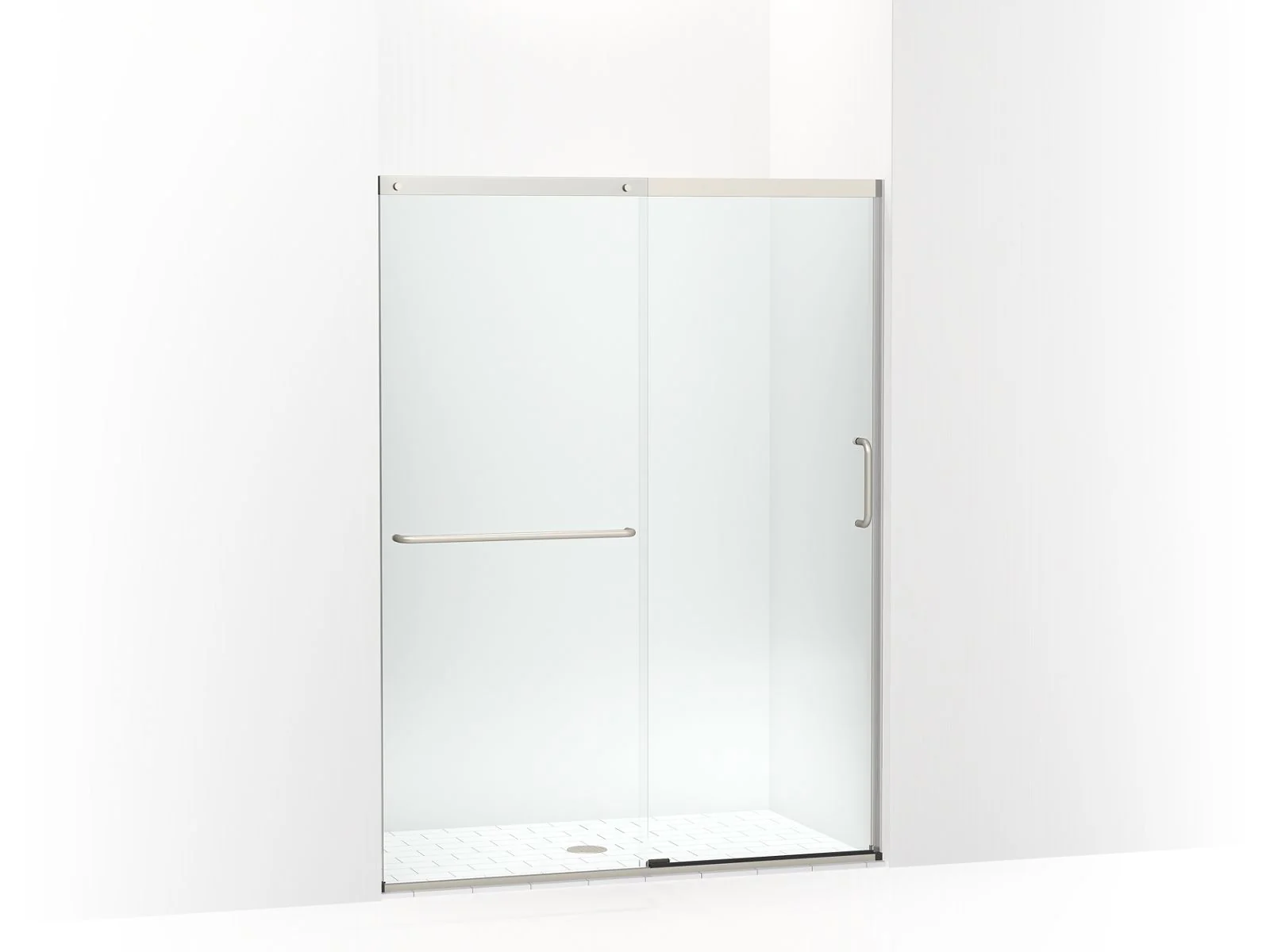 KOHLER K-707607-6L Elate Sliding shower door, 70-1/2" H x 50-1/4 - 53-5/8" W, with 1/4" thick Crystal Clear glass - Image 2