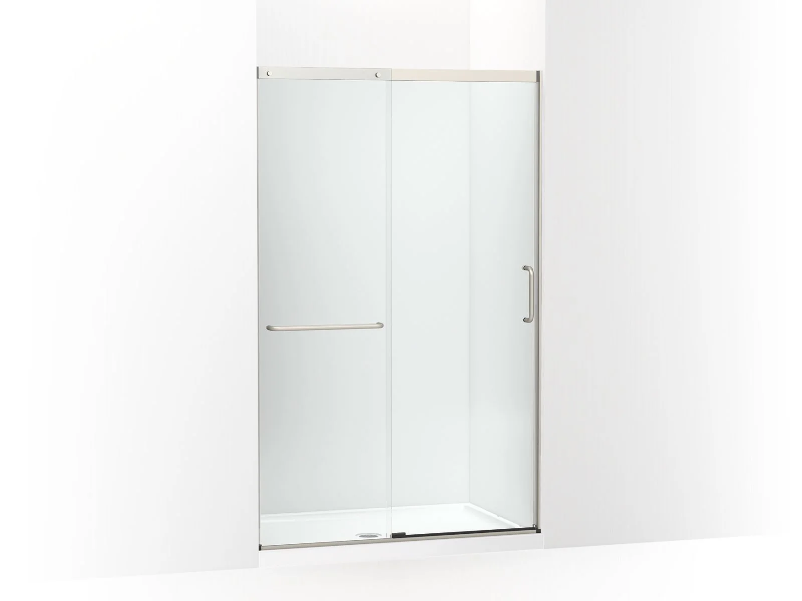 KOHLER K-707613-8L Elate Sliding shower door, 75-1/2" H x 44-1/4 - 47-5/8" W, with heavy 5/16" thick Crystal Clear glass - Image 2