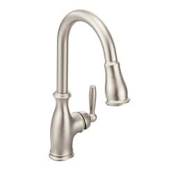 Moen 7185 Brantford One Handle High Arc Kitchen Faucet - Image 3