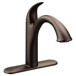 Moen 7545 Extensa One Handle Low Arc Pullout Kitchen Faucet - Image 2