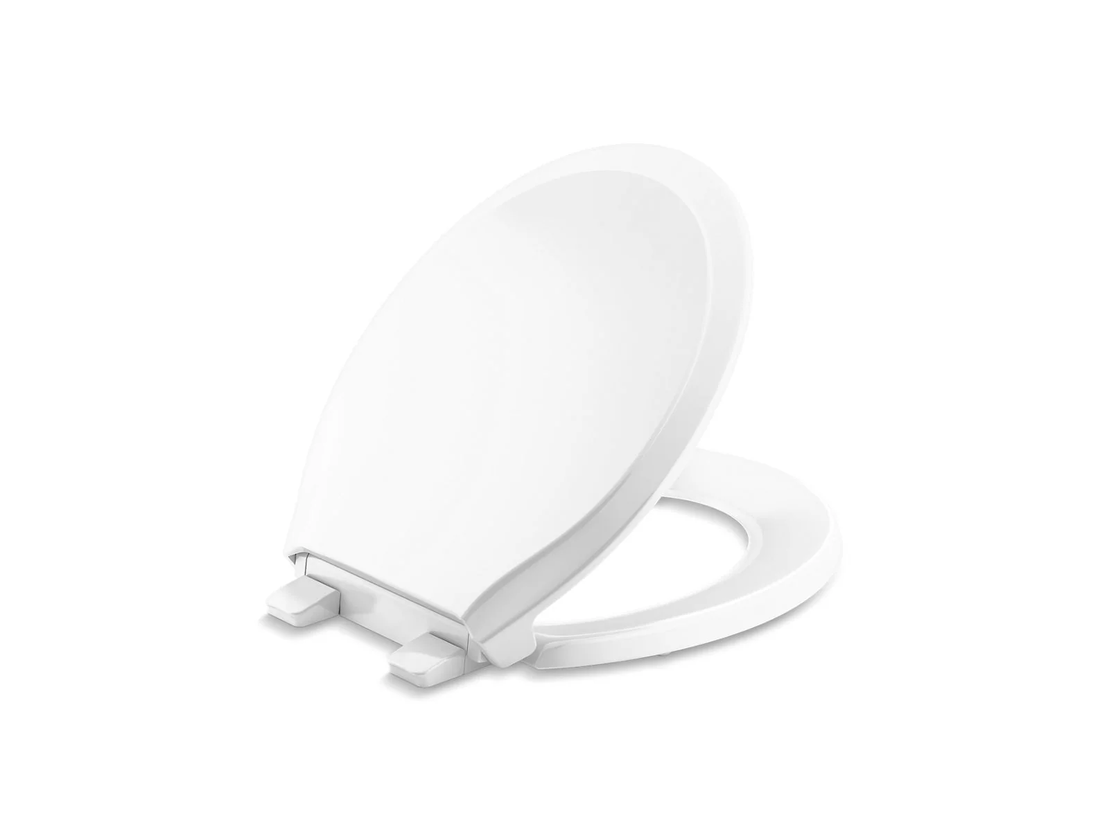 KOHLER K-78052-RL Rutledge ReadyLatch Quiet-Close round-front toilet seat