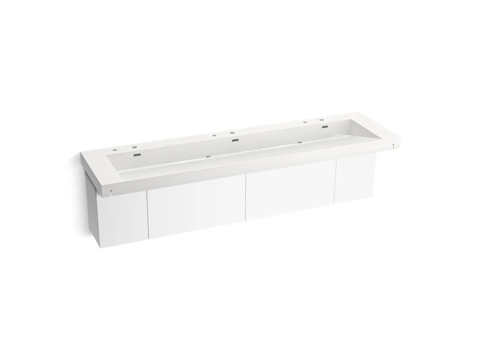 KOHLER K-81033-BPW Constellation 90" wall-mount trough lavatory system - Image 14
