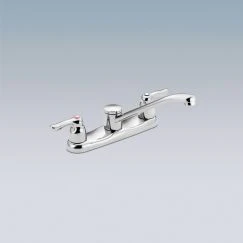 Moen 8780 Commercial Kitchen Faucet from the M-Bition Collection Included Handles