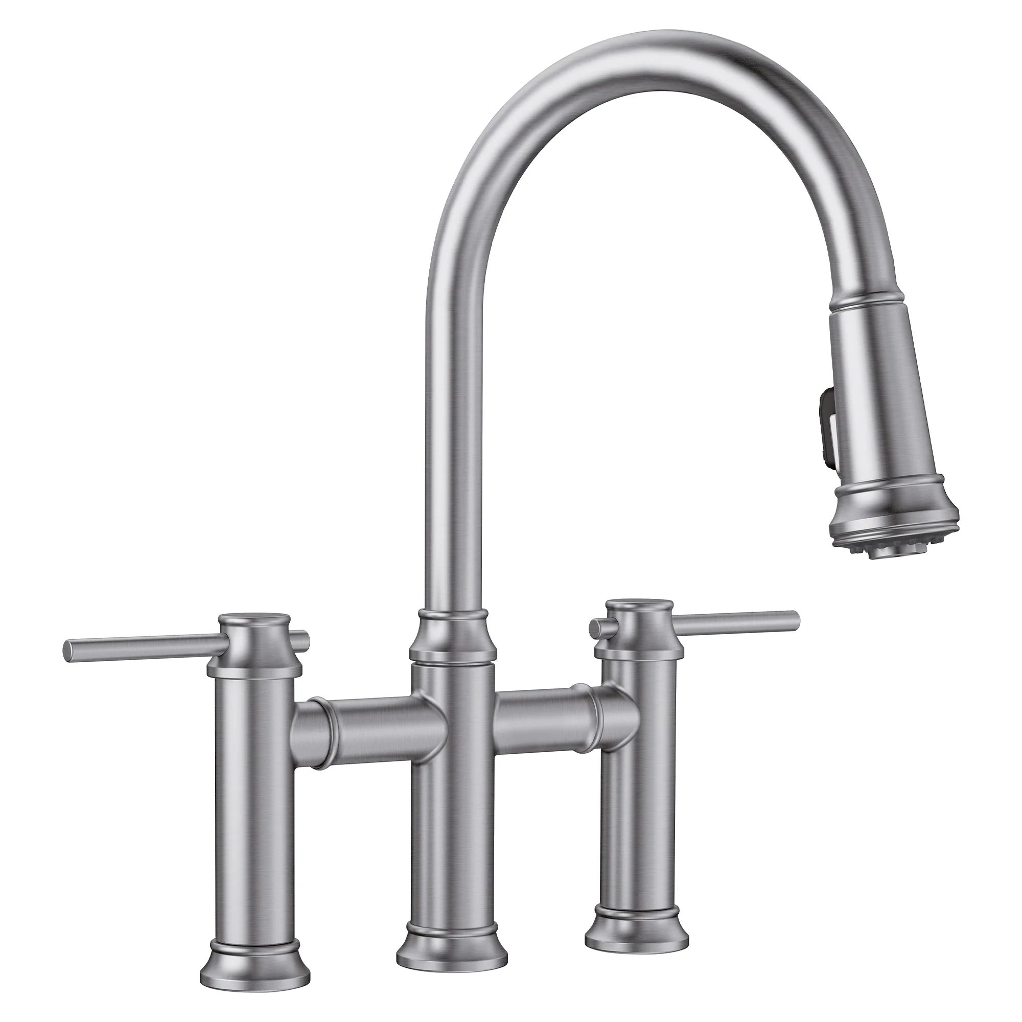 BLANCO Empressa Pull-Down Bridge Faucet 1.5 GPM - Image 4
