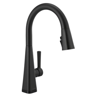 Delta Lenta: Single-Handle Pull-Down Kitchen Faucet with Touch2O Technology