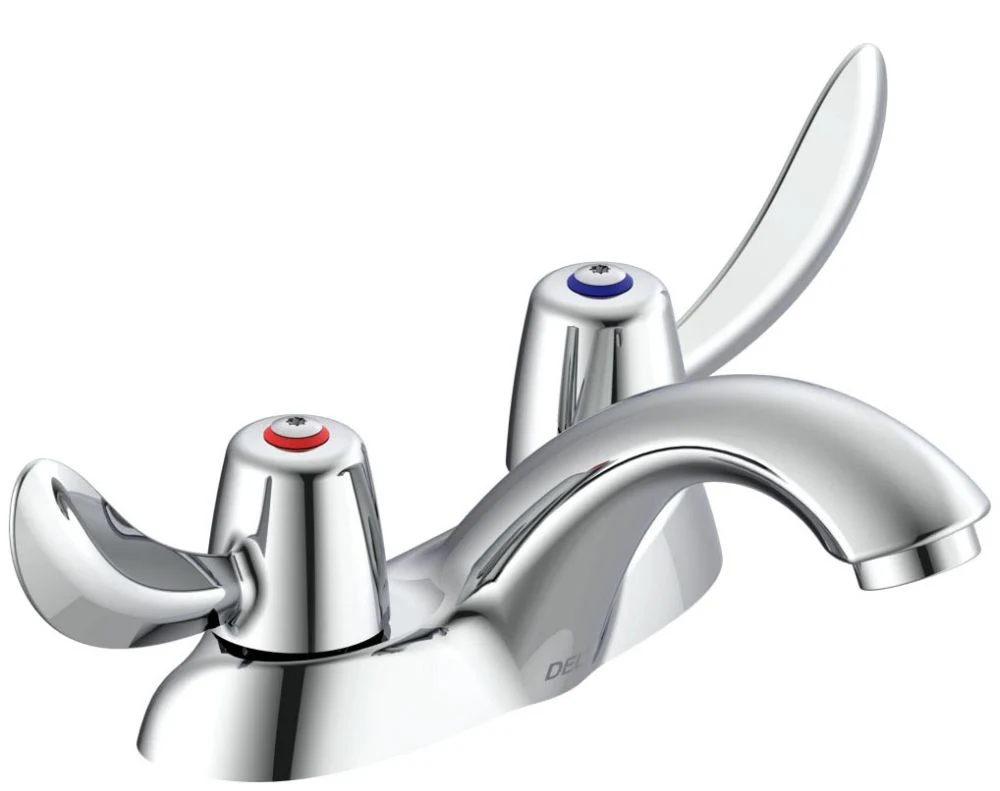 Delta Commercial 21C:21C152 Two Handle Centerset Bathroom Faucet - Less Pop-Up - Image 3