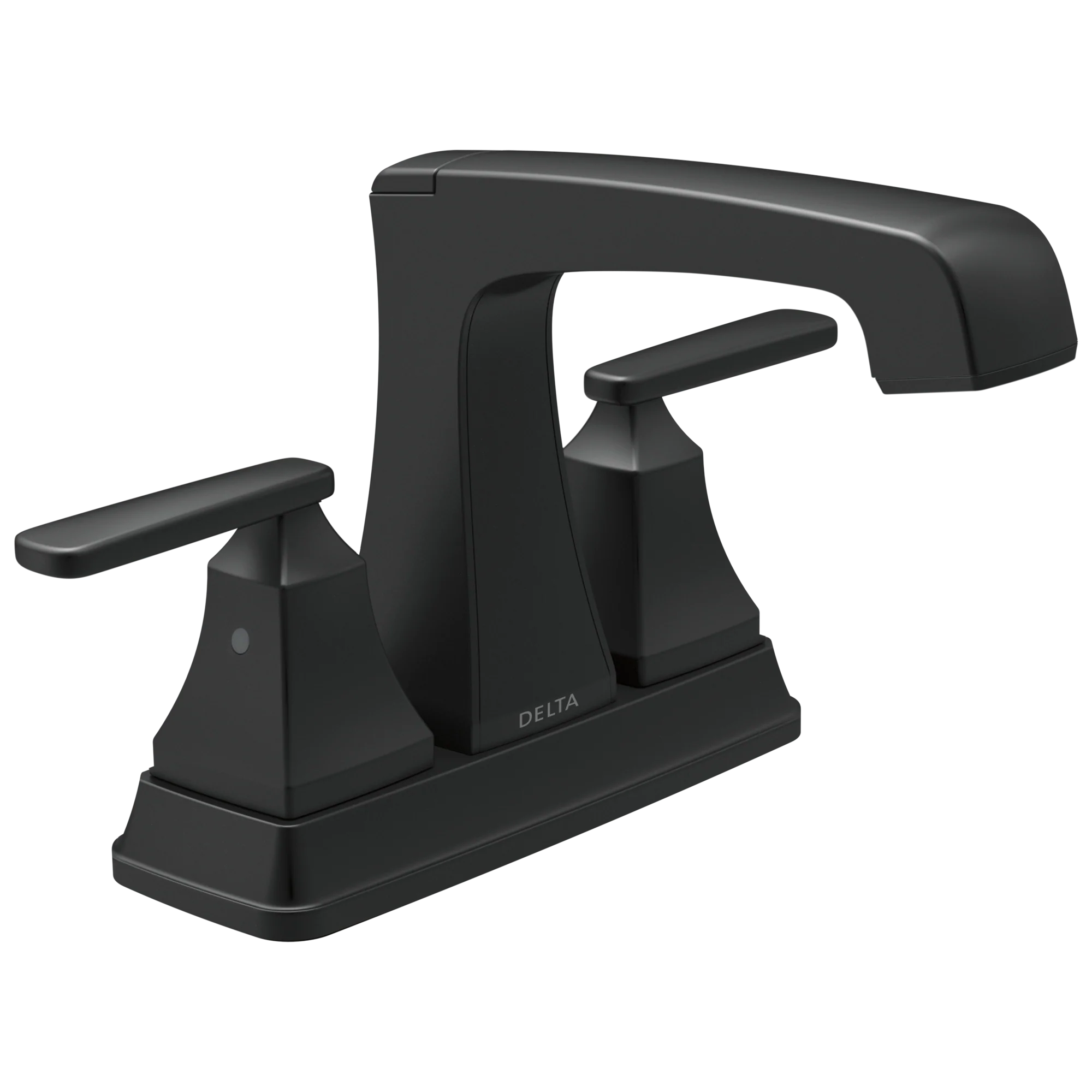 Delta Ashlyn: Two Handle Centerset Lavatory Faucet - Metal Pop-Up