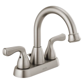 Delta Foundations: Two Handle Centerset Bathroom Faucet Stackout