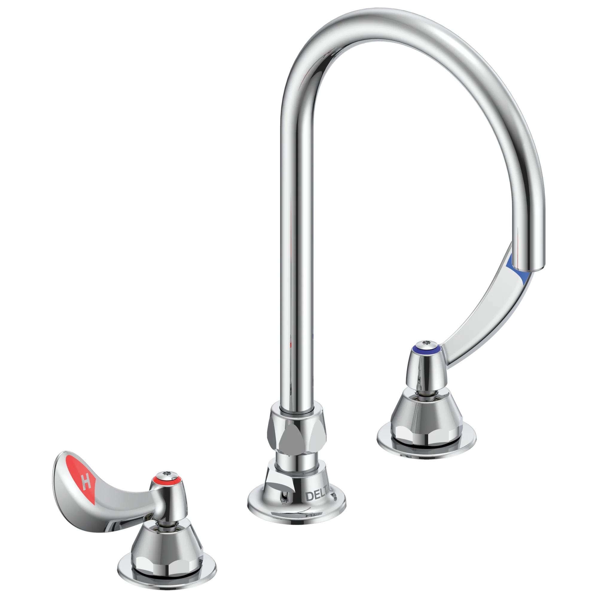 Delta Commercial 27C1 / 27C2:27C2974 Two Handle 8" Below Deck Mount Faucet - Image 3