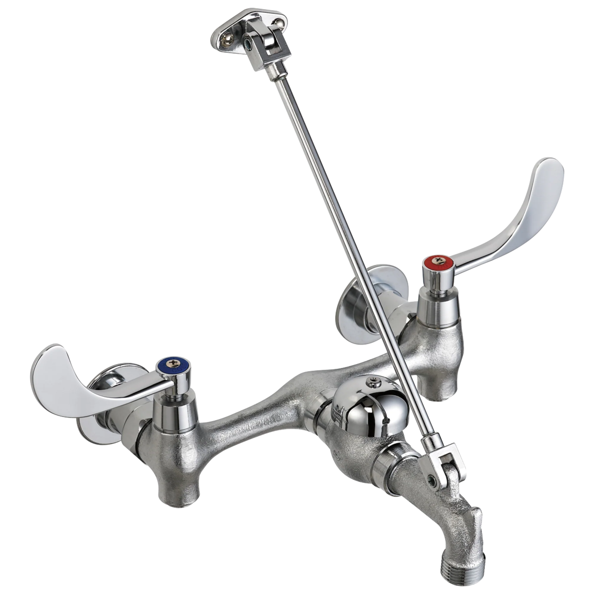 Delta 28C / T9: Wall Mount Service Sink Faucet with Lever Handles - Image 2