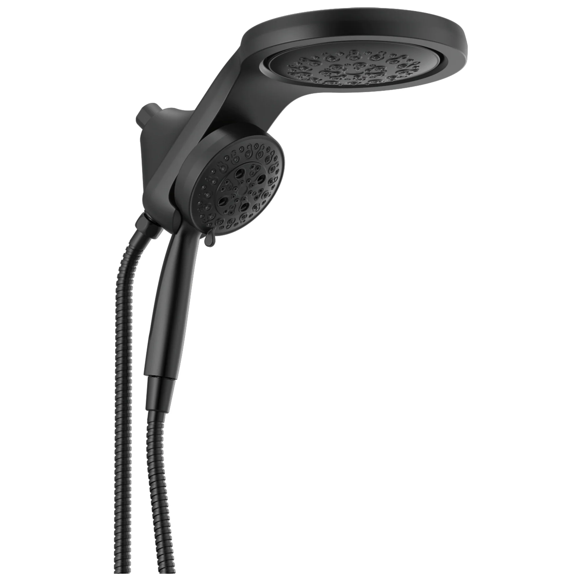 Delta Universal Showering Components:58680 HydroRain H2OKinetic 5-Setting Two-in-One Shower Head
