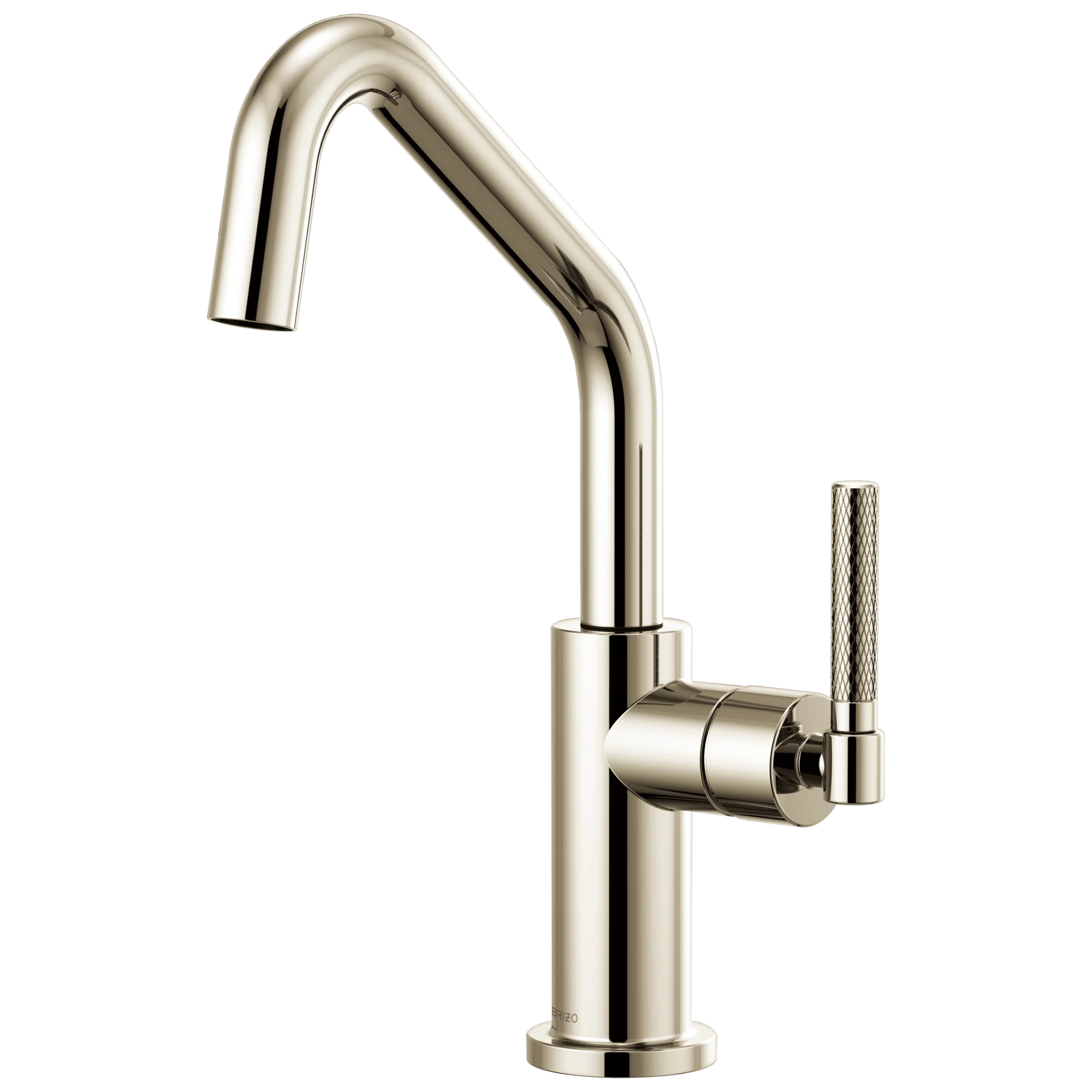 Brizo Litze: Bar Faucet with Angled Spout and Knurled Handle - Image 4