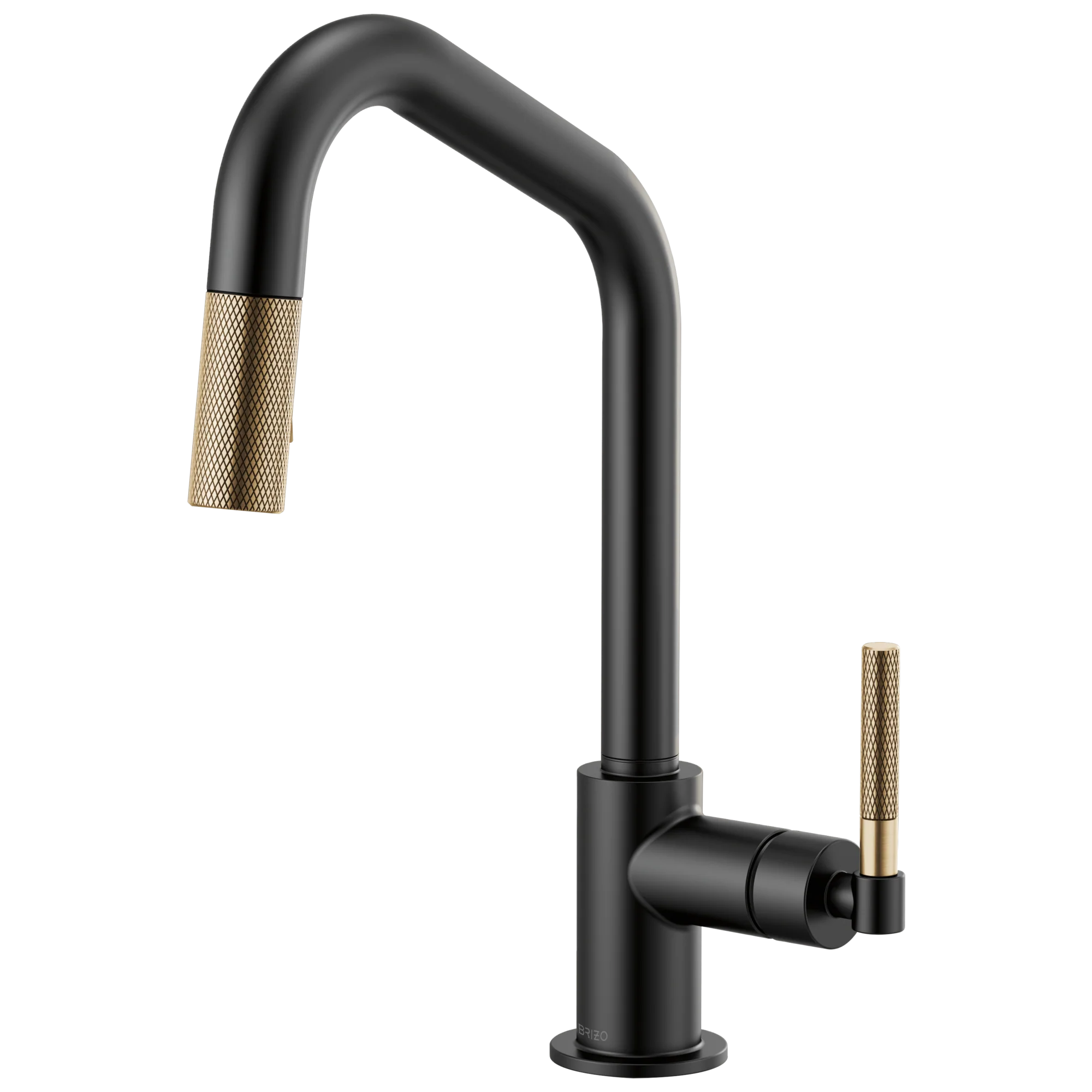 Brizo Litze: Pull-Down Faucet with Angled Spout and Knurled Handle