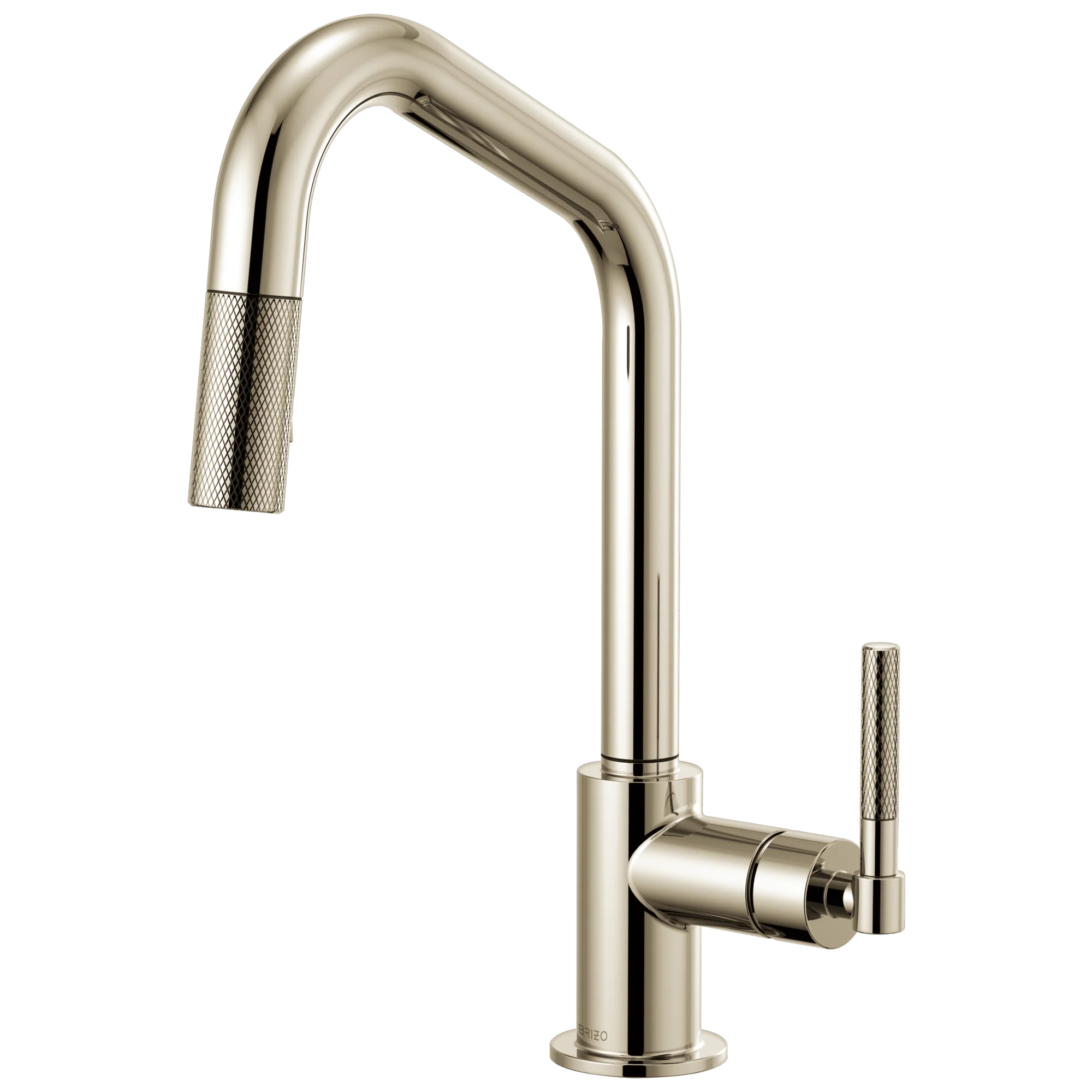 Brizo Litze: Pull-Down Faucet with Angled Spout and Knurled Handle - Image 4