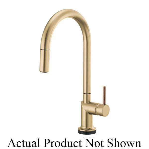 Brizo Odin: SmartTouch Pull-Down Kitchen Faucet with Arc Spout - Less Handle - Image 2