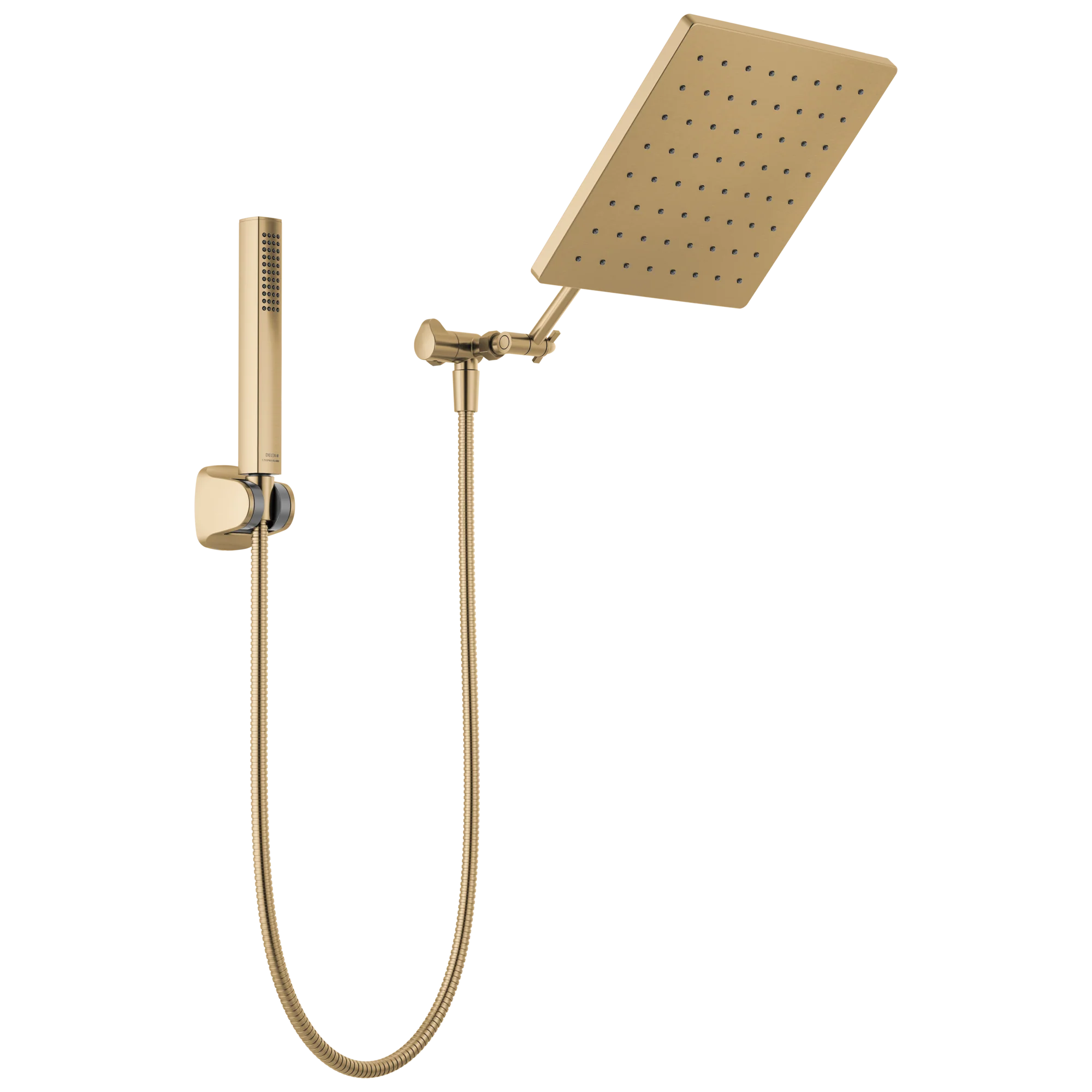 Delta Universal Showering Components: 10 inch Raincan Shower Head & Hand Held Combo with Adjustable Extension Arm - Image 3