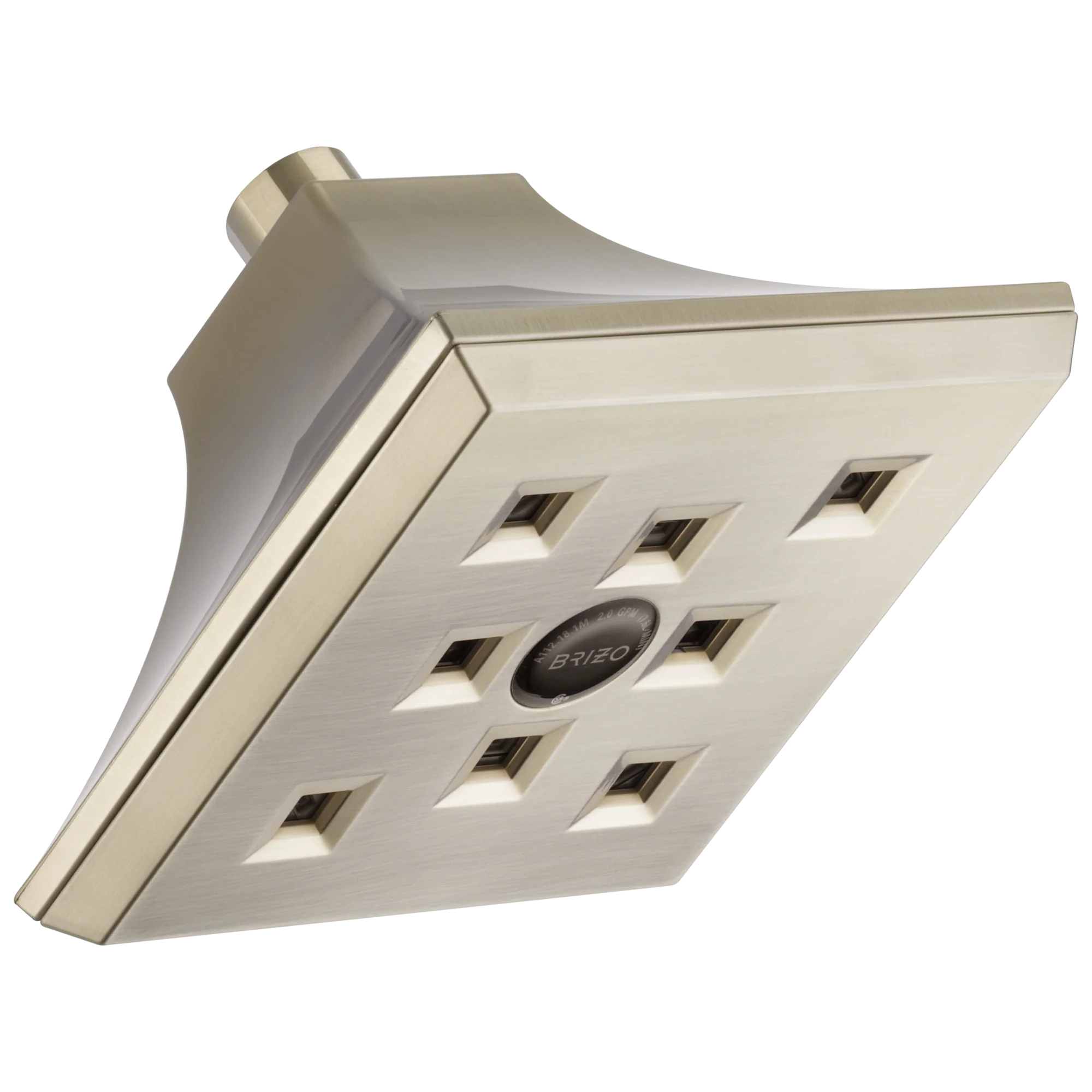 Brizo RSVP: RAINCAN SHOWERHEAD WITH H<sub>2</sub>OKINETIC TECHNOLOGY