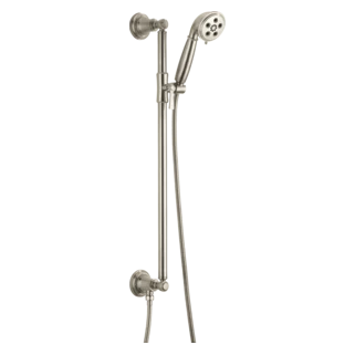 Brizo Universal Showering: H2Okinetic Multi-function Slide Bar Handshower