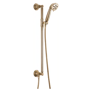 Brizo Universal Showering: H2Okinetic Multi-function Slide Bar Handshower - Image 2