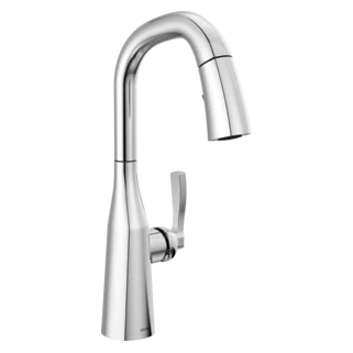 Delta Stryke: Single Handle Pull-Down Bar/Prep Faucet - Image 4