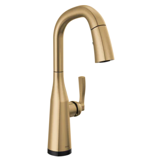 Delta Stryke: Single Handle Pull Down Bar/Prep Faucet with Touch 2O Technology - Image 3