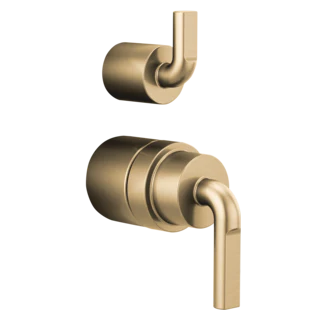 Brizo Litze: Pressure Balance Valve with Integrated Diverter Trim Notch Lever Handle Kit