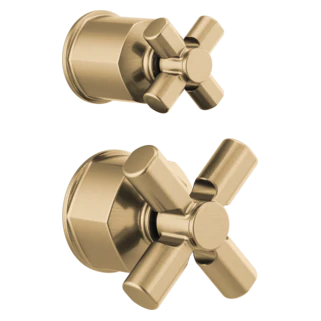 Brizo Invari™: Pressure Balance Valve with Diverter Trim Handle Kit - Cross
