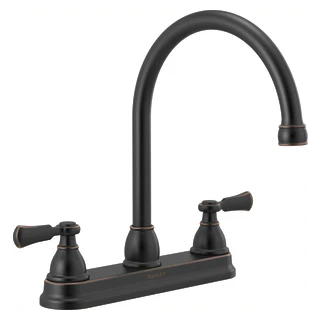 Peerless Elmhurst: Two-Handle Kitchen Faucet with Twist Aerator - Image 2