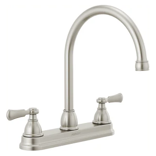 Peerless Elmhurst: Two-Handle Kitchen Faucet with Twist Aerator - Image 3