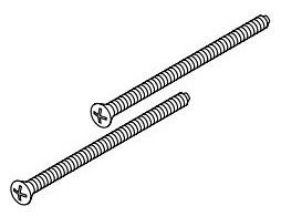 Brizo: Long Trim Screws - Tub and Shower - Image 2