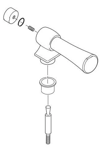 Brizo Vesi: Single Metal Lever Handle Kit - Image 2