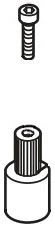 Brizo RSVP: Screw and Valve Stem Adapter - Image 2