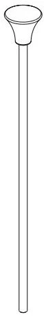 Delta Retail Channel Product:RP48499 Lift Rod & Finial - Bathroom - Image 2