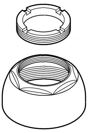 Peerless Other: Cap Assembly with Adjusting Ring - Image 2