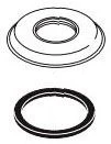 Brizo Baliza: Roman Tub Handle Base and Gasket - Image 2