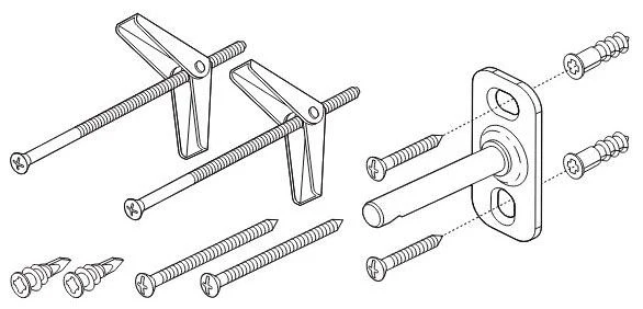 Brizo Charlotte: Mounting Hardware - Image 3