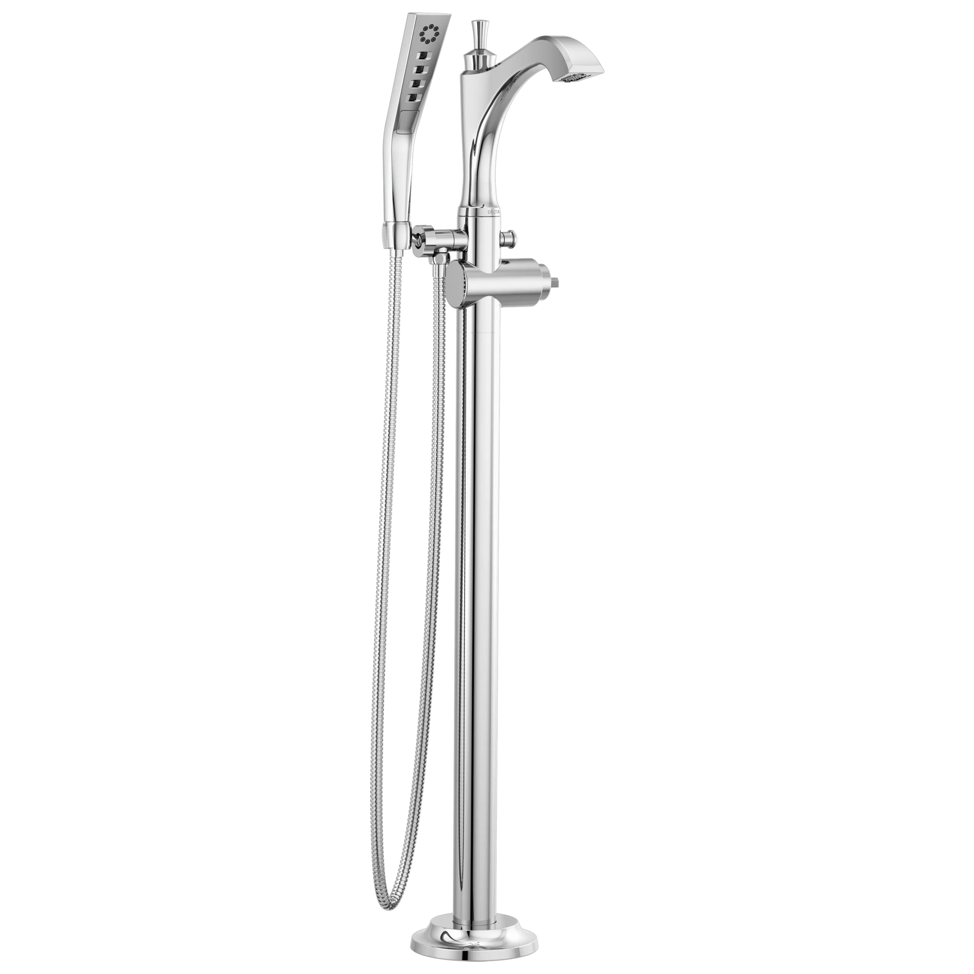 Delta Dorval:T4756 Roman Tub with Hand Shower Trim - Less Handles - Image 6