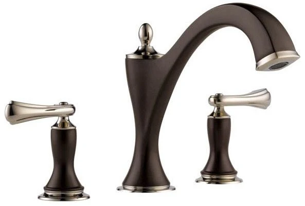 Brizo Charlotte: Roman Tub Faucet - Less Handles - Image 4