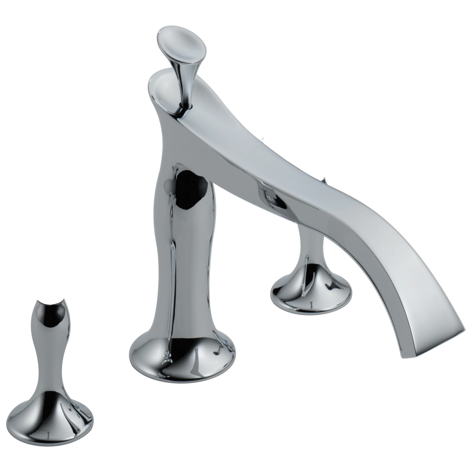 Brizo RSVP: Three Hole Roman Tub Trim - Less Handles - Image 2