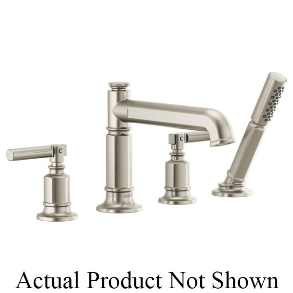 Brizo Invari: Roman Tub Faucet With Handshower - Less Handles - Image 2