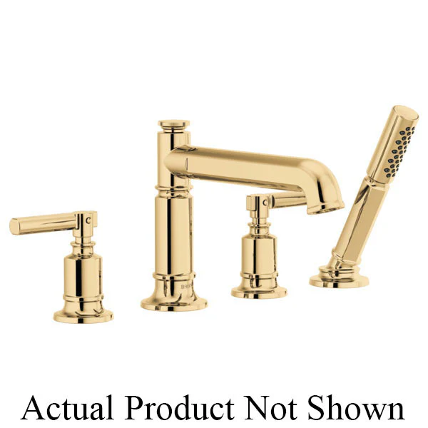Brizo Invari: Roman Tub Faucet With Handshower - Less Handles - Image 3
