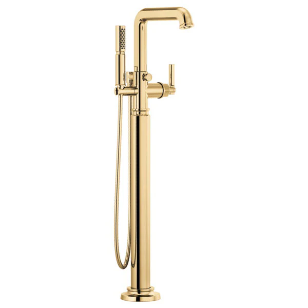 Brizo Invari: Single-Handle Floor Mount Tub Filler - Less Handle - Image 4