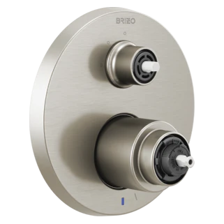 Brizo Litze: Pressure Balance Valve with Integrated 3-Function Diverter Trim - Less Handles - Image 2