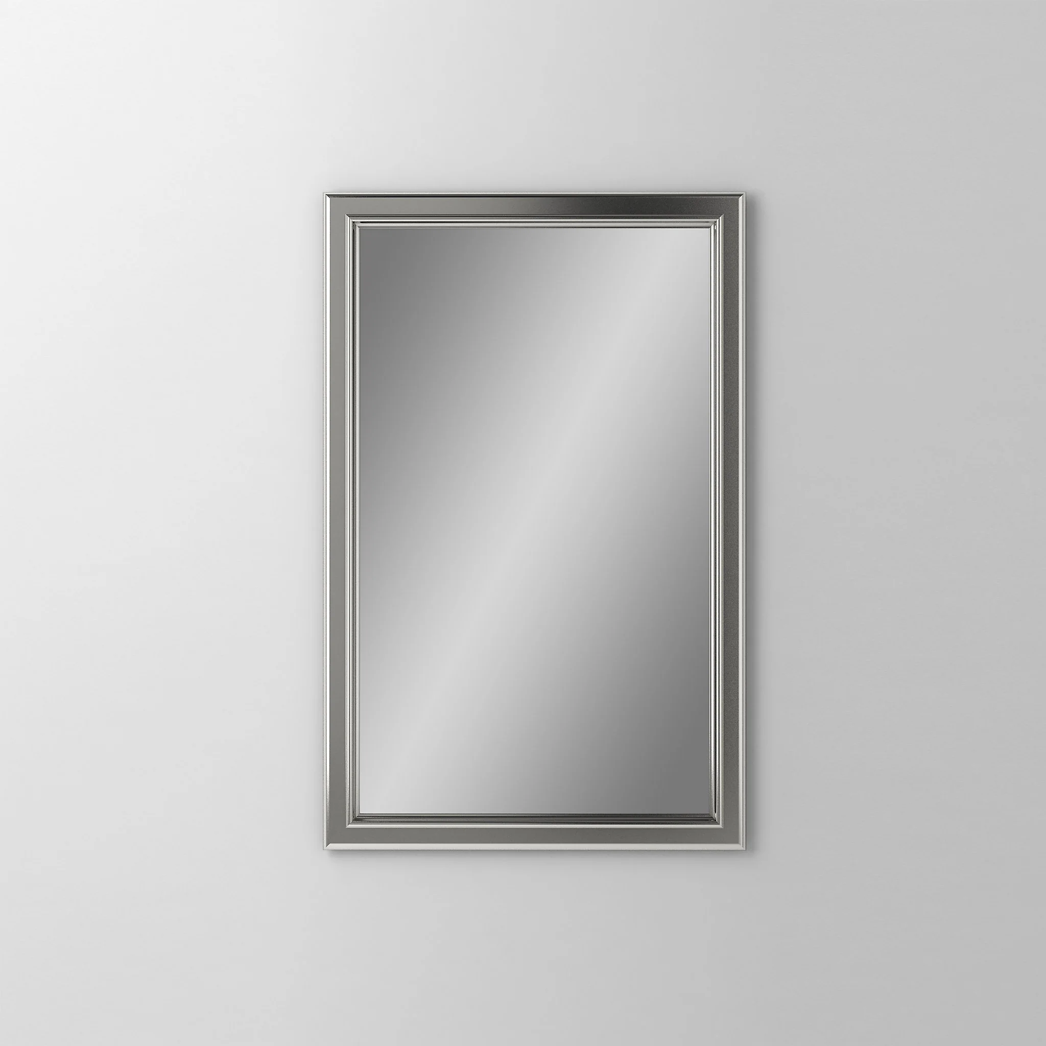 robern DC2030D6BMG70 Main Line Cabinet, 20" x 30" x 6", Bryn Mawr Frame, Satin Nickel, Reversible Hinge, Non-Electric