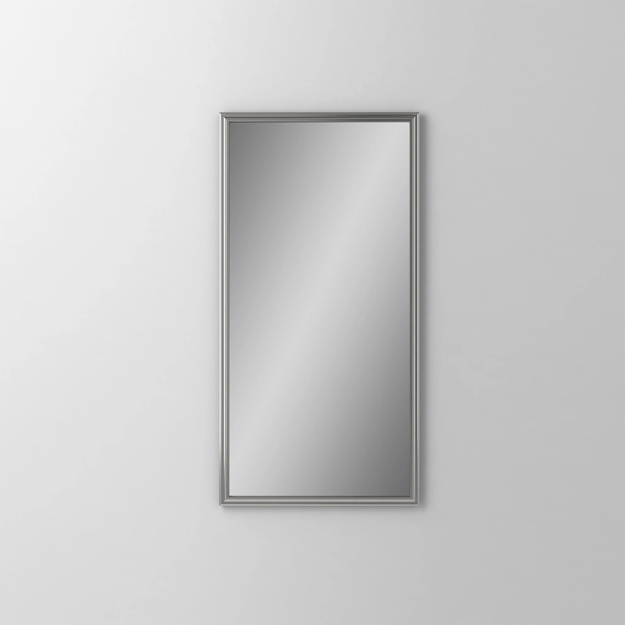 robern DC2040D4RMGRE70 Main Line Cabinet, 20" x 40" x 4", Rosemont Frame, Satin Nickel, Right Hinge, Electric