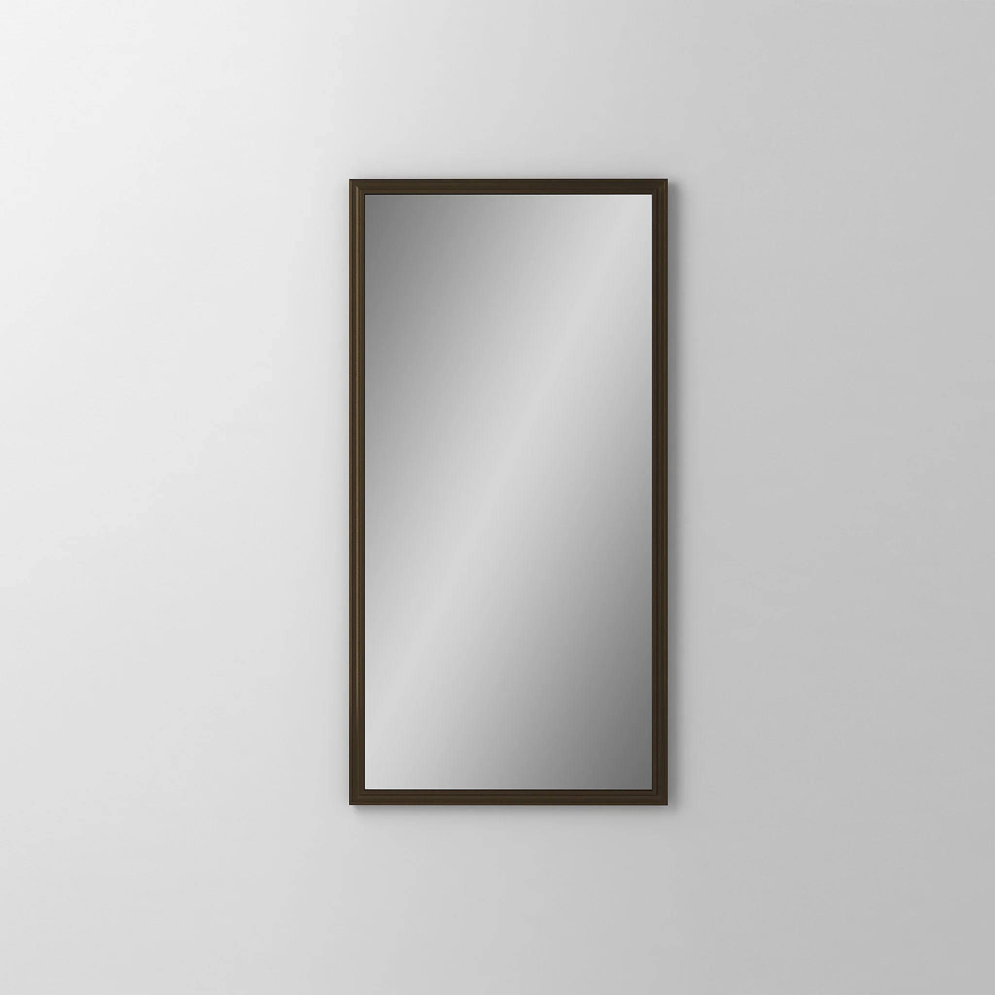 robern DC2040D6RMGLE75 Main Line Cabinet, 20" x 40" x 6", Rosemont Frame, Brushed Bronze, Left Hinge, Electric