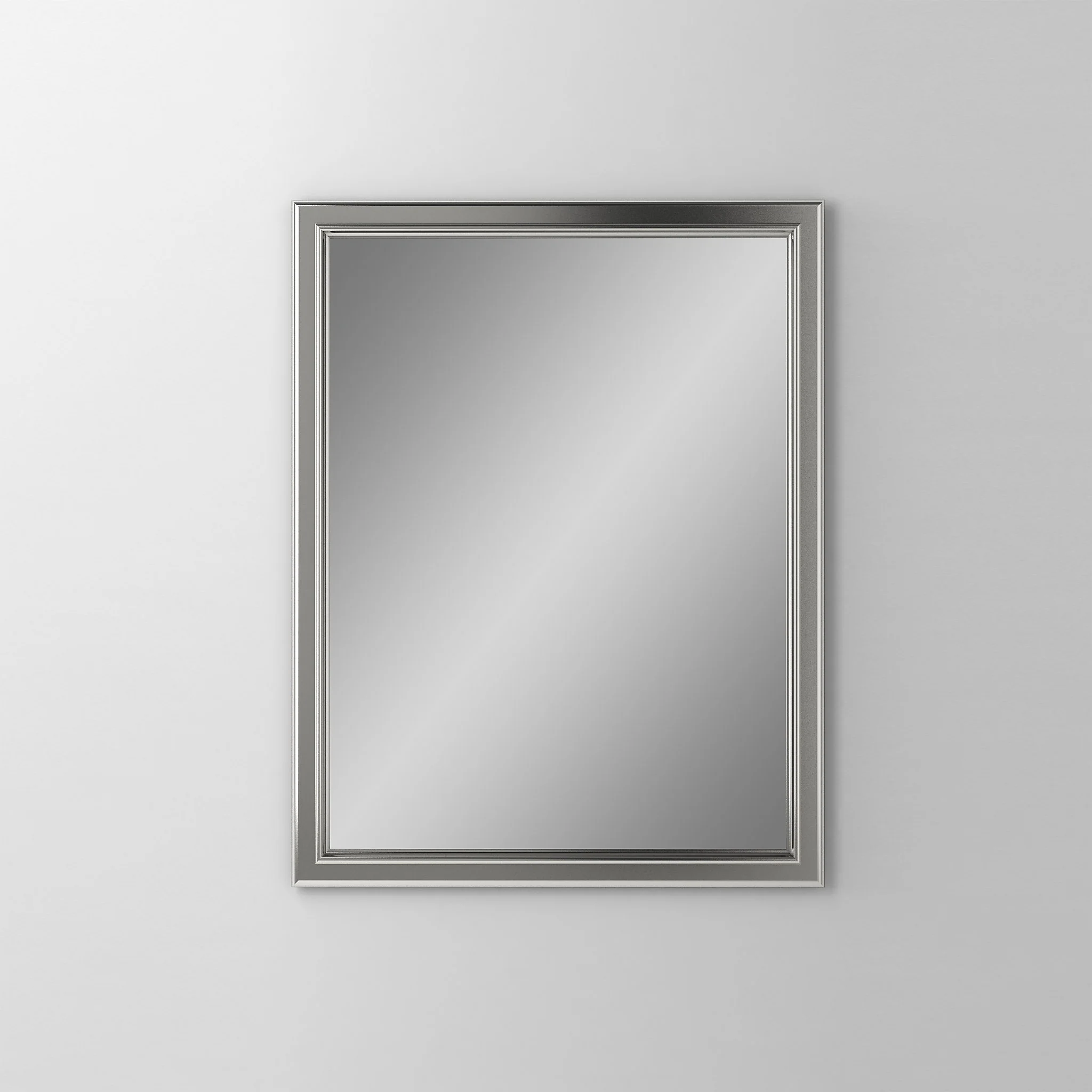 robern DC2430D6BMG70 Main Line Cabinet, 24" x 30" x 6", Bryn Mawr Frame, Satin Nickel, Reversible Hinge, Non-Electric