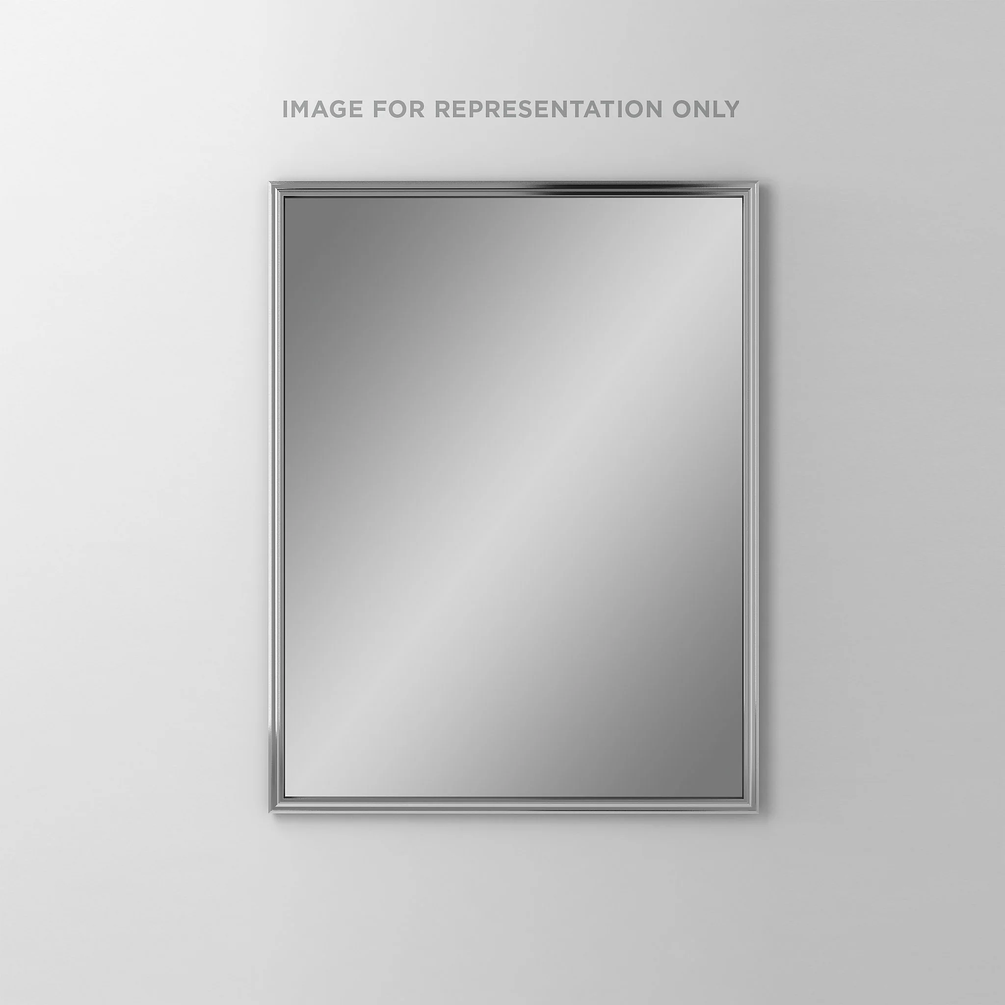 robern DC2430D6RMG77 Main Line Cabinet, 24" x 30" x 6", Rosemont Frame, Polished Nickel, Reversible Hinge, Non-Electric