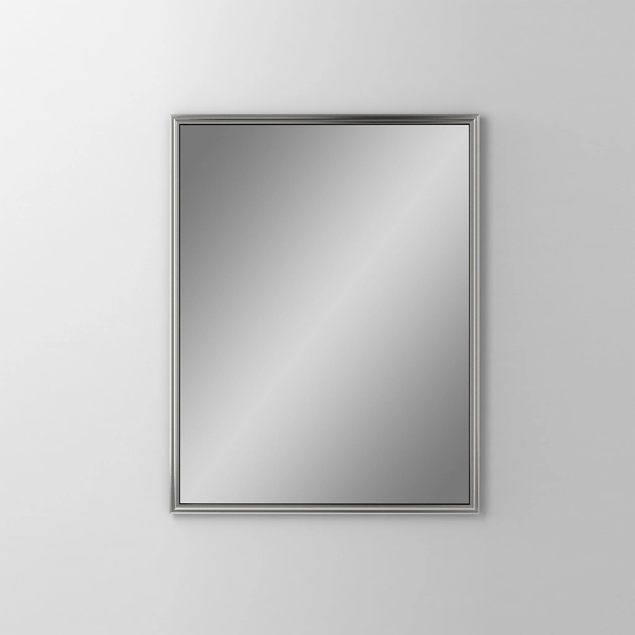 robern DC2430D6RMGLE70 Main Line Cabinet, 24" x 30" x 6", Rosemont Frame, Satin Nickel, Left Hinge, Electric